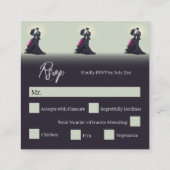 Budget Romantische Gotische Lovers Traditionele RS Informatiekaartje (Achterkant)