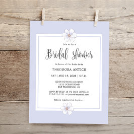 Budget Romantische Lila Bloemen Vrijgezellenfeest