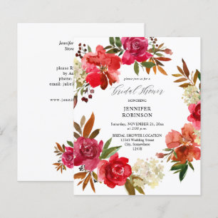 Budget rood en roze Floral Vrijgezellenfeest