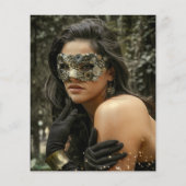 BUDGET Rood Gouden Foto Masquerade Sweet 16 (Achterkant)