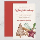 Budget Rood Groen Cookie Uitwisseling Kerstfeest (Voorkant / Achterkant)