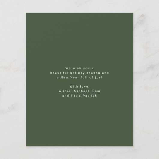 Budget rood groen plaid multiphoto Vrolijk kerstfe (Achterkant)