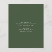 Budget rood groen plaid multiphoto Vrolijk kerstfe Flyer (Achterkant)