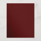 BUDGET Rood Script Veertig 40e Volwassene Verjaard (Achterkant)