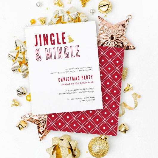 Budget Rood & Wit Jingle & Mingle Kerstfeest