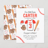 Budget Rookie van het Jaar Honkbal Shirt Verjaarda (Voorkant / Achterkant)