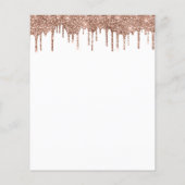 Budget Roos Glitter Drift Afstudeerder Partij Uitn (Achterkant)