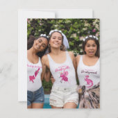 Budget Roos Glitter Foto Vrijgezellenfeest Harteli (Achterkant)