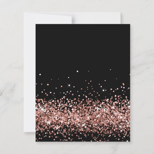 Budget Roos Gold Balloon Black 40e verjaardag (Achterkant)