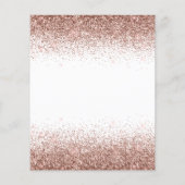 Budget Roos Gold Black Glitter Balloon Birthday (Achterkant)