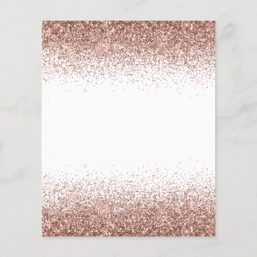 Budget Roos Gold Black Glitter Balloon Birthday (Achterkant)