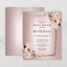 Budget Roos Gold Blush Floral Vrijgezellenfeest Ui