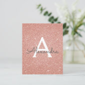 Budget Roos Gold Blush Pink Glitter Sweet 16 (Staand voorkant)