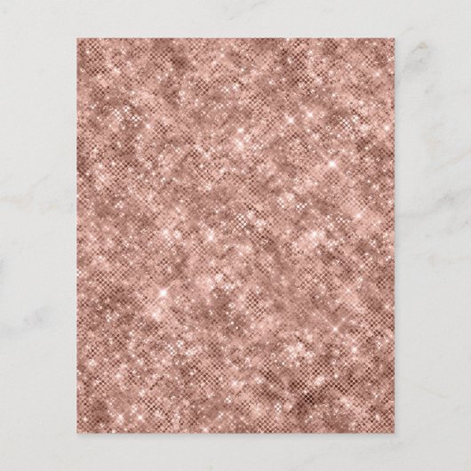 Budget Roos Gold Disco Ball 40e verjaardag Uitnodi (Achterkant)