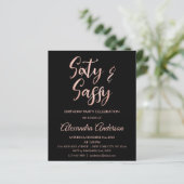 Budget Roos Gold Foil 60 60 zestigjarige zassdag (Staand voorkant)