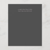 Budget Roos Gold Foil Kijk Geometric Wedding (Achterkant)