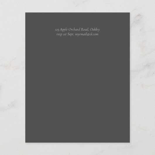 Budget Roos Gold Foil Kijk Geometric Wedding (Achterkant)