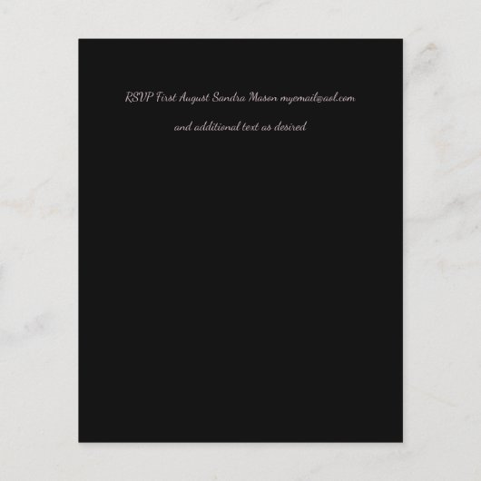 Budget Roos Gold Foil Kijk Geometric Wedding (Achterkant)