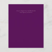 Budget Roos Gold Foil Kijk Geometric Wedding (Achterkant)