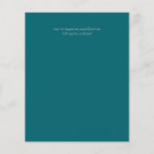 Budget Roos Gold Foil Kijk Geometric Wedding (Achterkant)