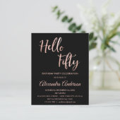 Budget Roos Gold Foil kleurcode Hallo 50 50ste Bi (Staand voorkant)