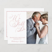 BUDGET Roos Gold Foil Weddenschap Jubileum Vow (Voorkant / Achterkant)