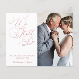 BUDGET Roos Gold Foil Weddenschap Jubileum Vow