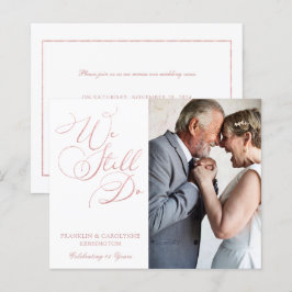 BUDGET Roos Gold Foil Weddenschap Jubileum Vow