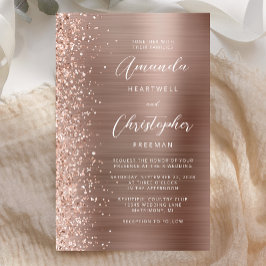 Budget Roos Gold Glam Glitter Weddenschap