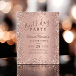 Budget Roos Gold Glitter 21st Birthday Uitnodiging Flyer<br><div class="desc">Vier het draaien van 21 met een sprankelende touch, terwijl alles budgetvriendelijk blijft! De Budget Roos Gold Glitter 21st Birthday Invitation biedt een prachtig rozen gouden glitterontwerp, ideaal voor het markeren van deze mijlpaalverjaardag. Deze betaalbare maar elegante uitnodiging zorgt ervoor dat uw feest opvalt zonder uw budget te overschrijden. Een...</div>