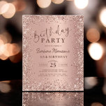 Budget Roos Gold Glitter 60th Birthday Invitation Flyer<br><div class="desc">Vier een fantastische 60 jaar met de Budget Roos Gold Glitter 60th Birthday Invitation! Dit voordelige maar prachtige ontwerp is voorzien van sprankelende gouden rozen glitter, die elegantie aan uw feest brengt zonder de bank te breken. Perfect voor diegenen die hun 60e mijlpaal in stijl willen markeren terwijl ze budgetbewust...</div>