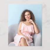 Budget Roos Gold Glitter Afstuderen Hartelijk dank (Achterkant)