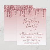 Budget Roos Gold Glitter Elke dag (Voorkant / Achterkant)