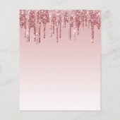 Budget Roos Gold Glitter Elke dag (Achterkant)