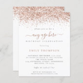 Budget Roos Gold Glitter Elke dag van de Leeftijd  (Voorkant / Achterkant)