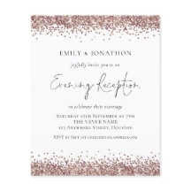 BUDGET Roos Gold Glitter Evening Reception