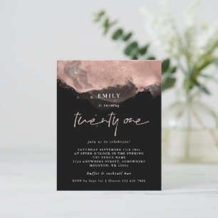 Budget Roos Gold Glitter Ink 21st Party Black