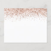 Budget Roos Gold Glitter Love and Bedankt Weddensc (Achterkant)