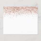 Budget Roos Gold Glitter - Maid of Honor Request (Achterkant)