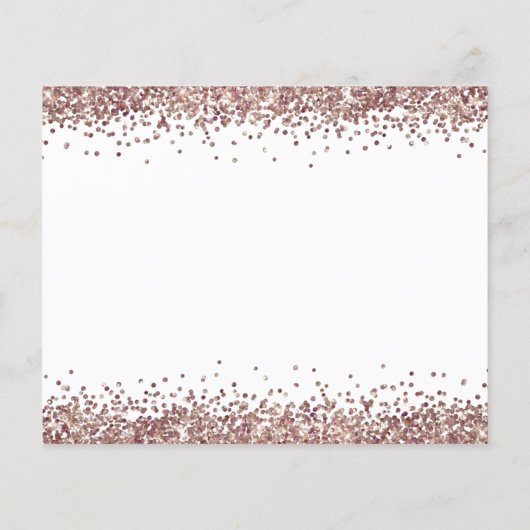 Budget Roos Gold Glitter - Maid of Honor Request (Achterkant)