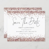 Budget Roos Gold Glitter QR Code Weduwsdatum