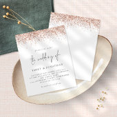 Budget Roos Gold Glitter Script Weddenschappen Uit