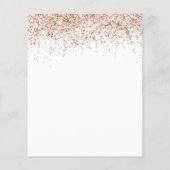Budget Roos Gold Glitter Script Weduwen Ontvangen (Achterkant)