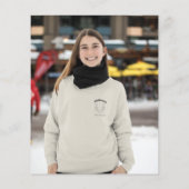 Budget Roos Gold Glitter Streven Foto Afstudeerder (Achterkant)