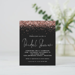 Budget Roos Gold Glitter Vrijgezellenfeest Black