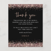 Budget Roos Gold Glitter Vrijgezellenfeest Black H (Voorkant)