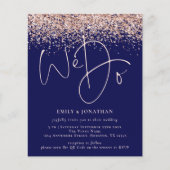 Budget Roos Gold Glitter We doen een QR marineverb (Voorkant)