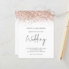 Budget Roos Gold Glitter Weddenschap