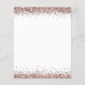 Budget Roos Gold Glitter Weddenschap White Save Da (Achterkant)