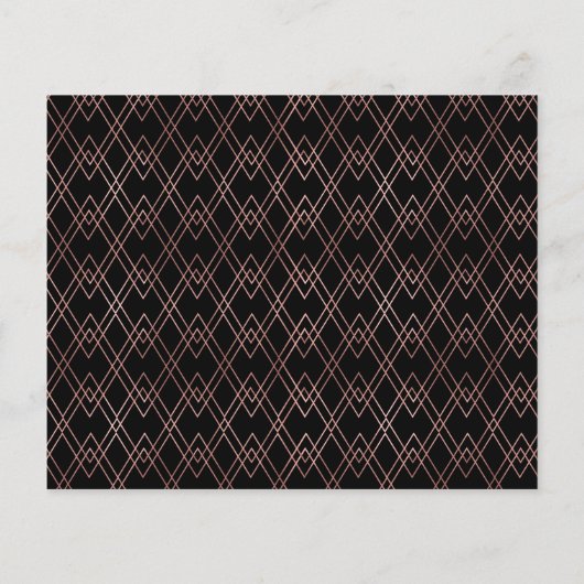 BUDGET Roos Gold Handwrited Save the Date (Achterkant)